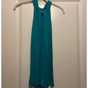 Weston Wear teal/blue high-neck top